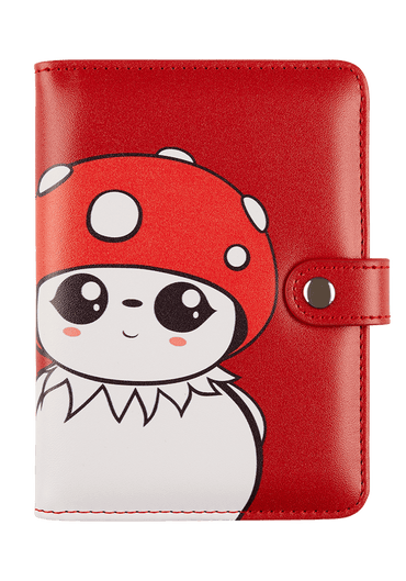 Bubble passport holder front